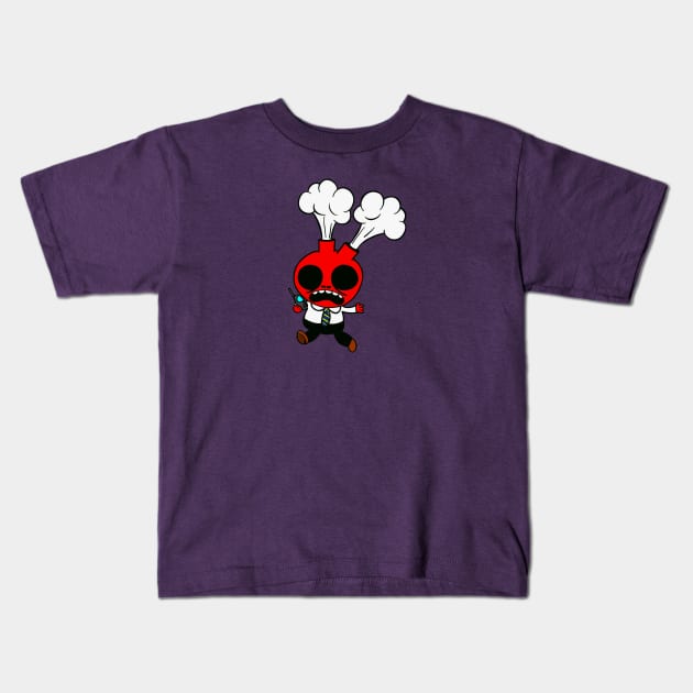 Job Stress Kids T-Shirt by Colonel JD McShiteBurger